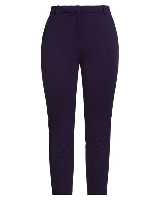 Liviana Conti Blue Pants Viscose, Polyamide, Elastane