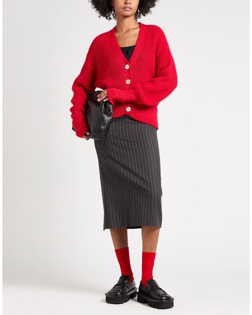 120% Lino Red Cardigans