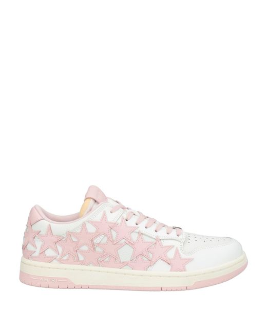 Amiri Pink Sneakers Leather, Textile Fibers