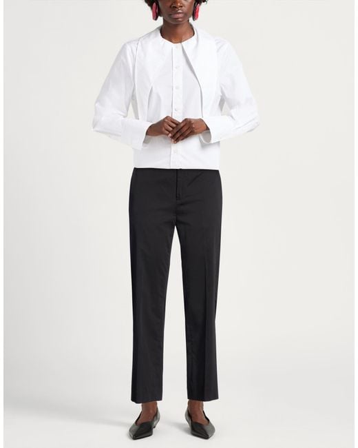 Dondup Blue Pants Cotton, Silk, Elastane