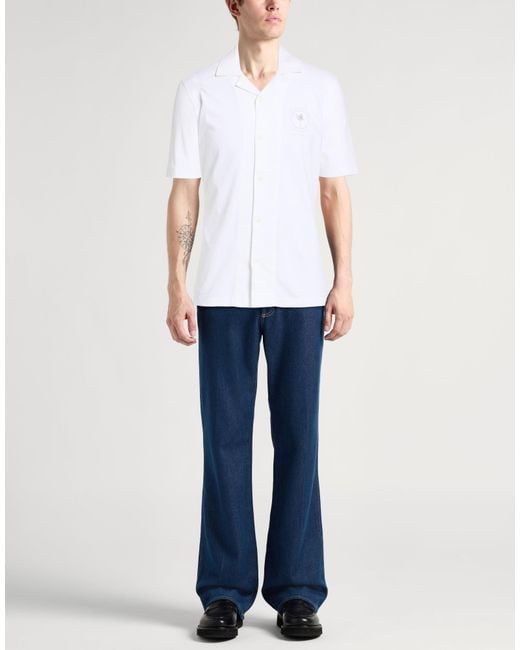 Brunello Cucinelli White Shirt Cotton for men