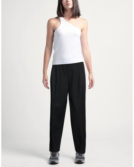 Partow Black Pants Virgin Wool