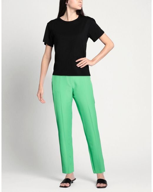 Nora Barth Green Pants Polyester, Elastane