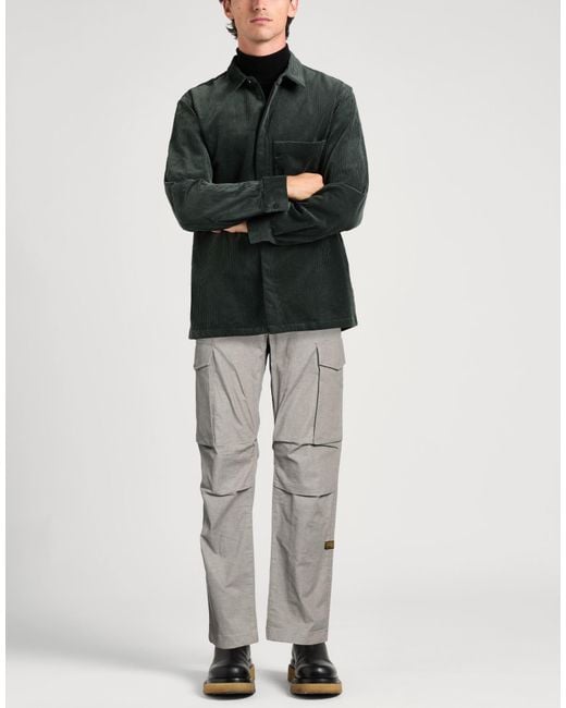 G-Star Gray Pants Cotton, Hemp, Elastane for men