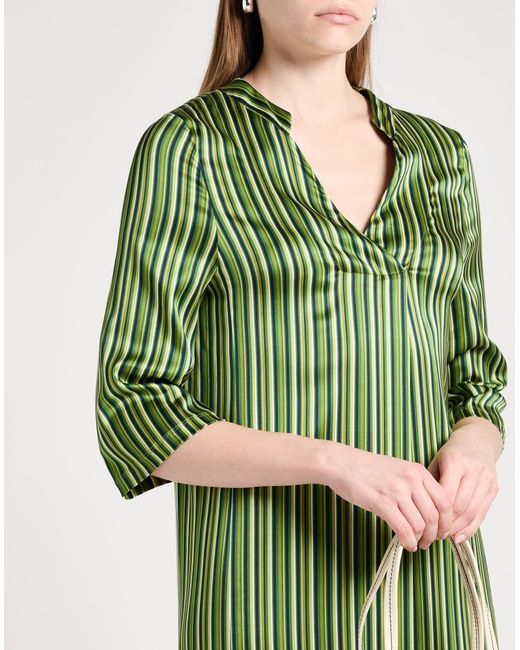 Vestido midi Via Masini 80 de color Green