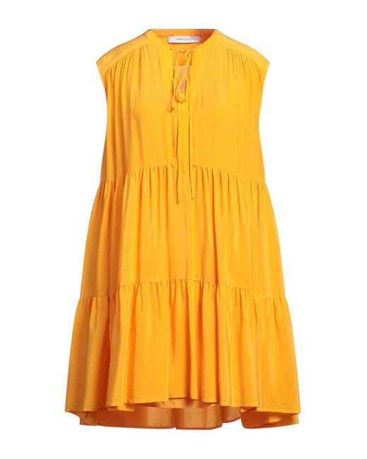 EMMA & GAIA Yellow Mini Dress
