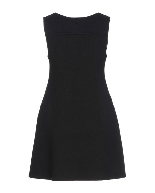 High Black Mini Dress