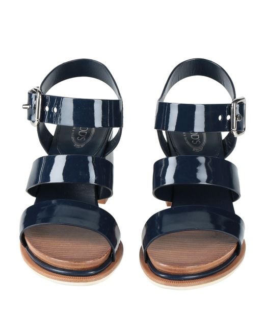 Tod's Blue Sandals