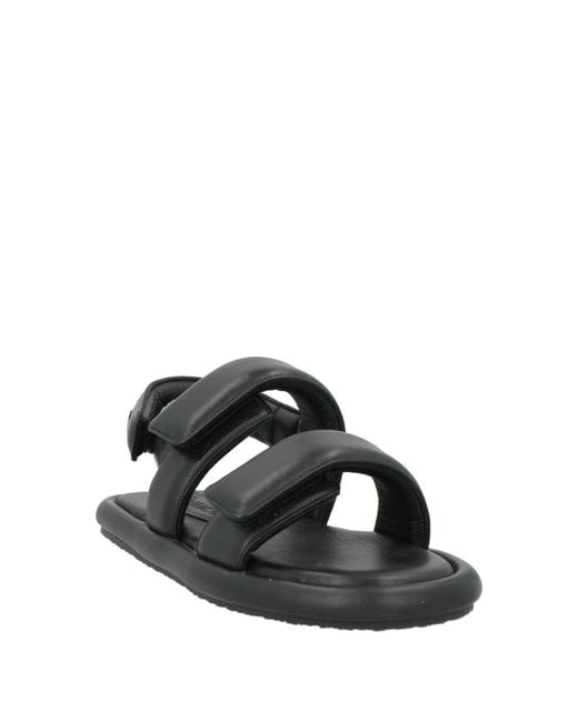 Nanushka Black Sandals Leather