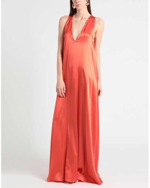 Gianluca Capannolo Red Maxi Dress