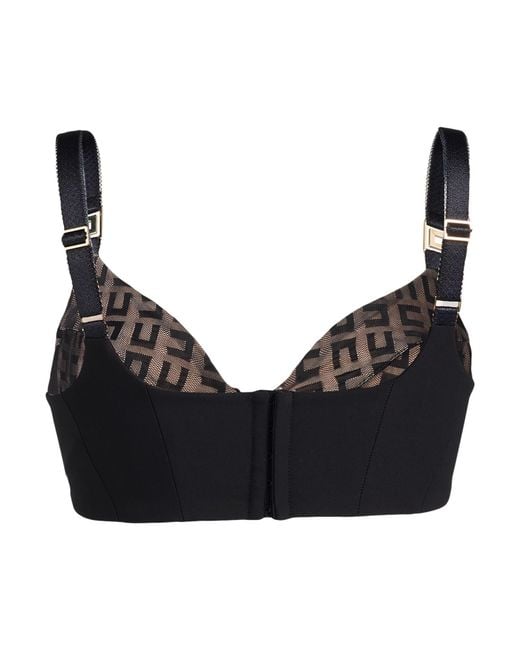 Elisabetta Franchi Black Top Polyamide, Elastane