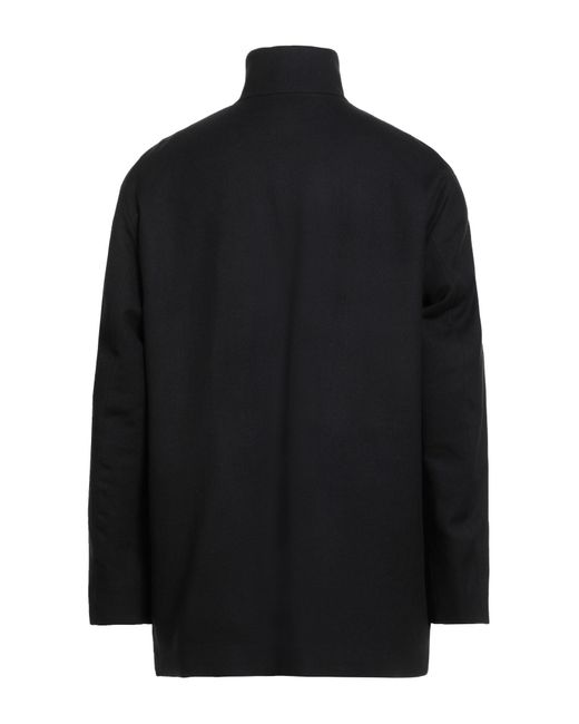 Giorgio Armani Black Coats for men