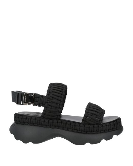 Moncler Black Sandale
