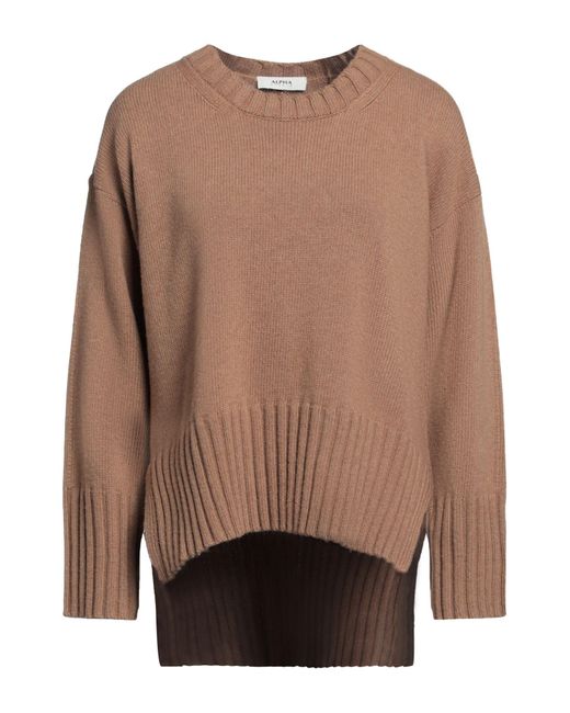Pullover Alpha Studio de color Brown