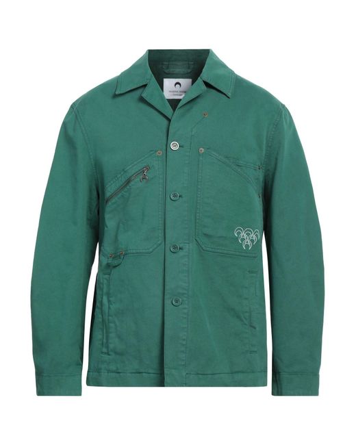 MARINE SERRE Green Shirt for men