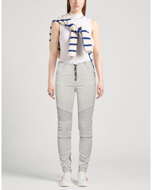 Balmain Gray Jeans