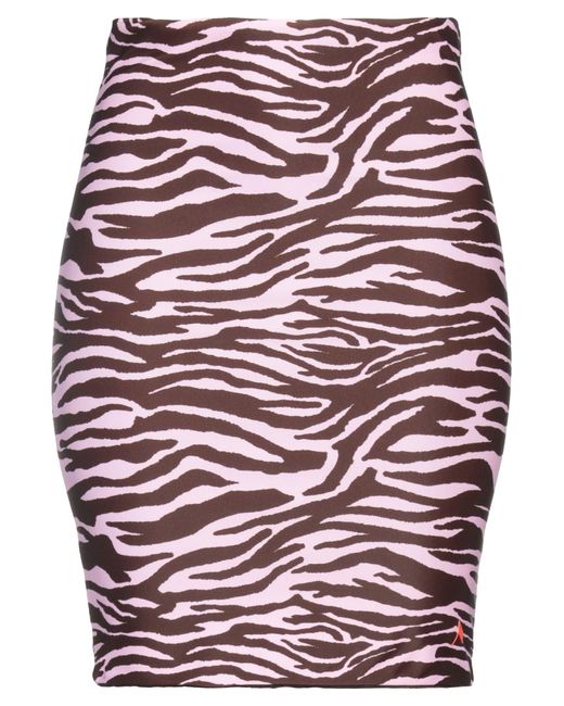 The Attico Red Mini Skirt