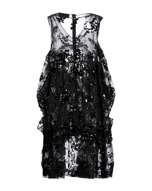 Simone Rocha Black Mini-Kleid