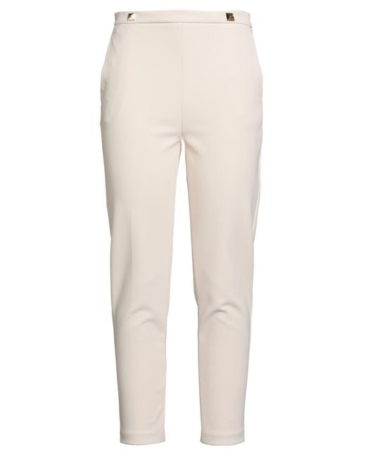 Elisabetta Franchi White Trouser