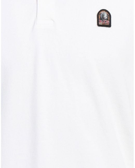 Parajumpers White Polo Shirt for men