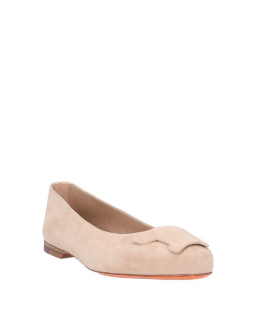Santoni Pink Ballet Flats