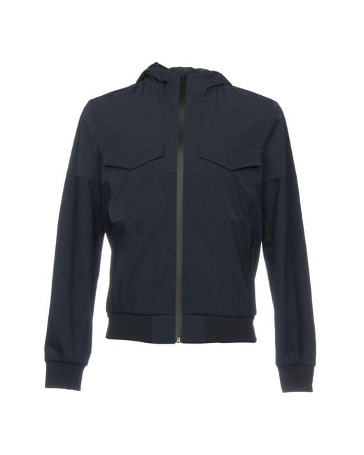 SEVENTY VENEZIA Blue Jacket Polyester for men