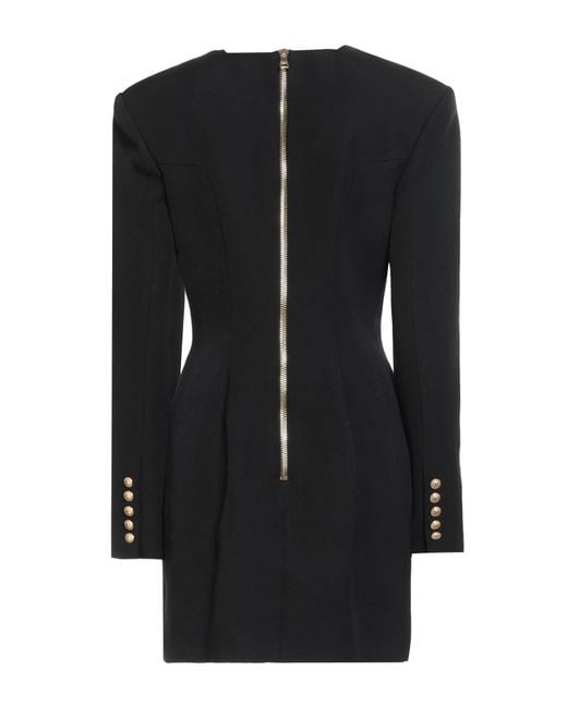 Balmain Black Mini Dress