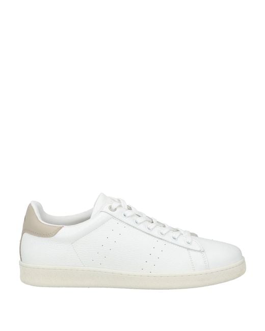 Harmont & Blaine White Sneakers Leather, Synthetic Fibers for men