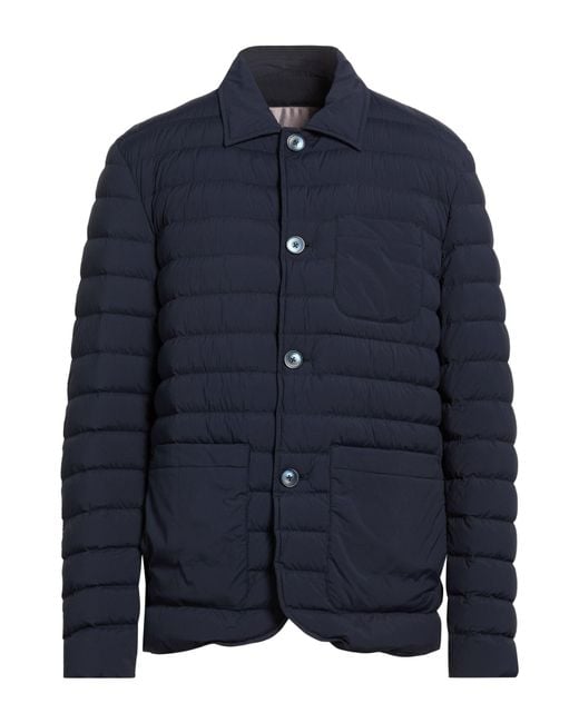 Herno Blue Resort Midnight Puffer Polyamide, Elastane for men