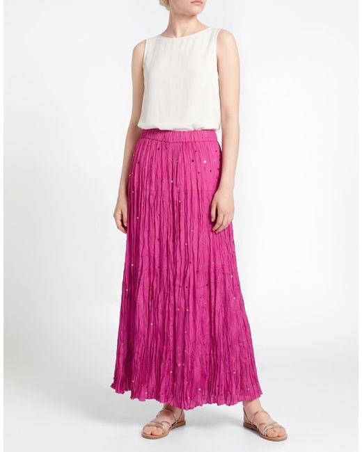 Clips Pink Maxi Skirt