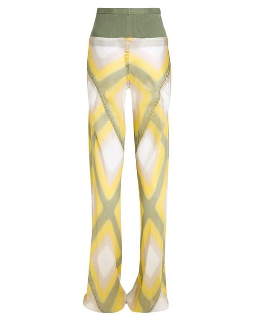 Rick Owens Yellow Pants
