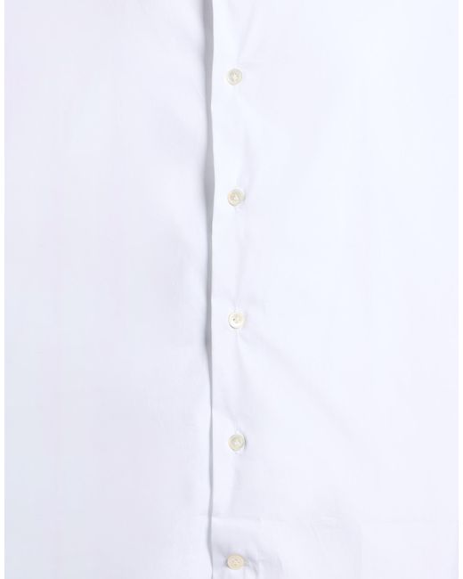Eleventy White Shirt Cotton, Polyamide, Elastane for men