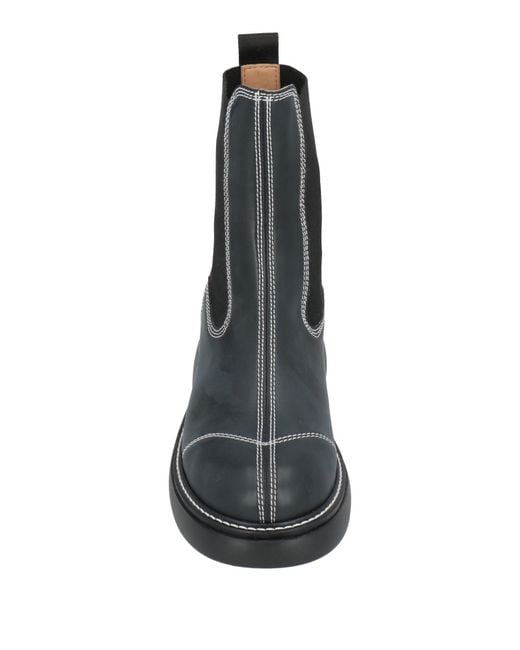 Ganni Black Ankle Boots