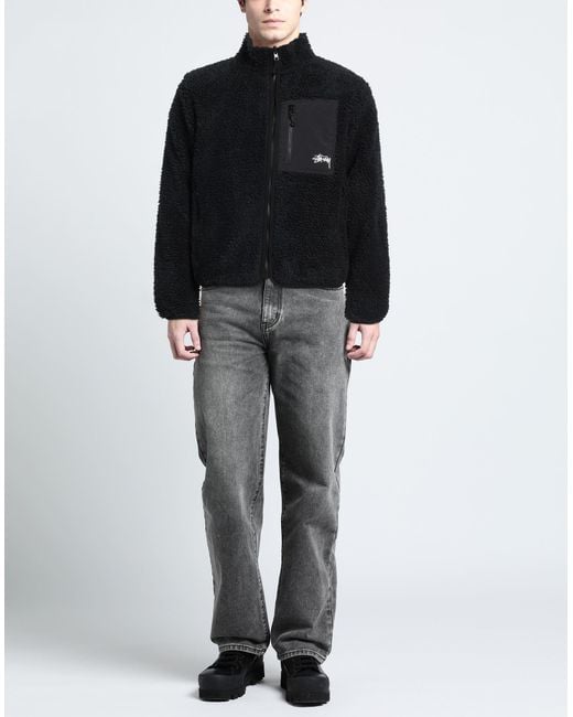 Stussy Black Shearling & Teddy for men