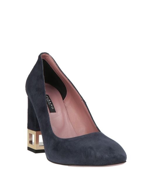 Albano Blue Midnight Pumps Leather