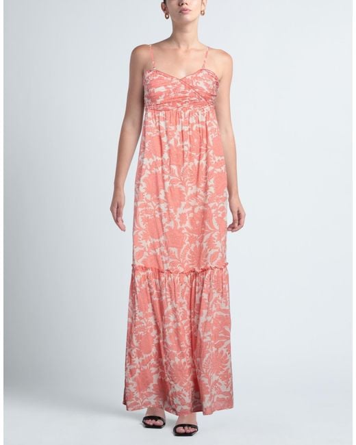 Berenice Pink Maxi Dress Cotton