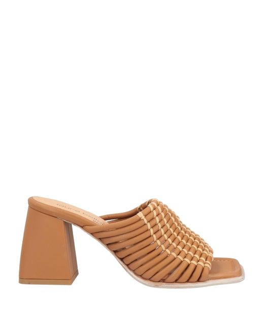 Laura Bellariva Brown Sandals