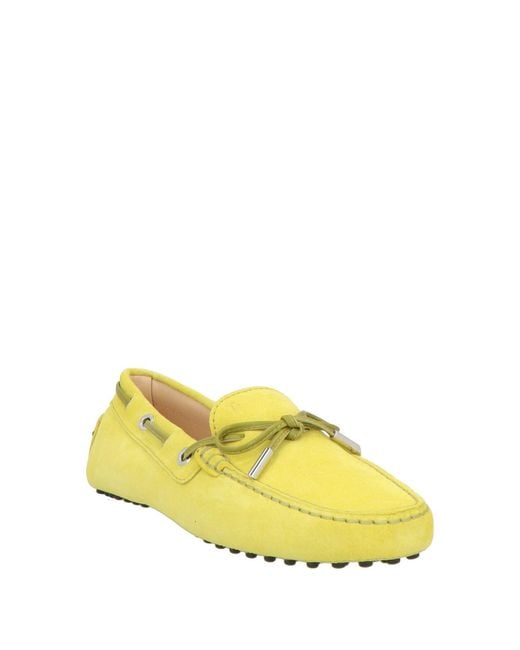 Tod's Yellow Loafers