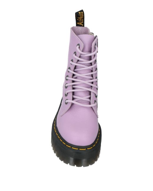 Botines de caña alta Dr. Martens de color Purple