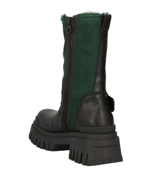 MICH SIMON Green Ankle Boots
