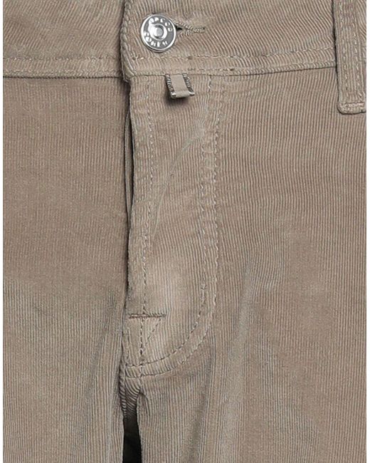 Jacob Cohen Gray Pants Cotton, Elastane, Polyester for men