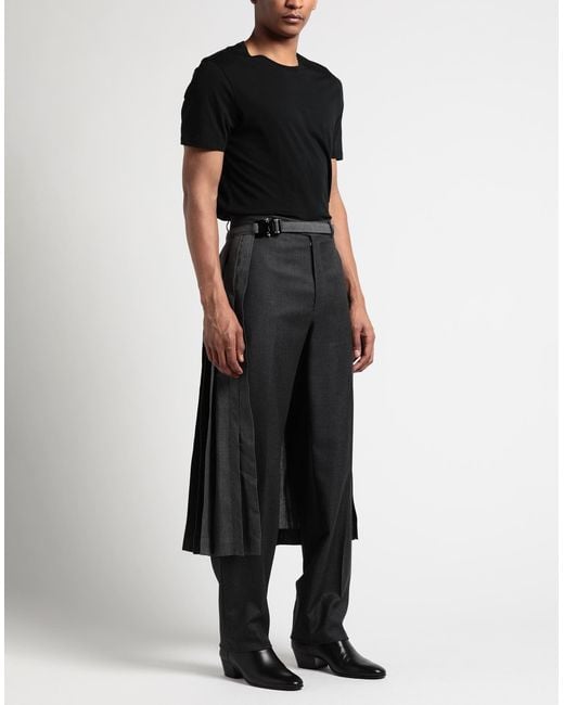 Dior Gray Lead Belt Virgin Wool for men