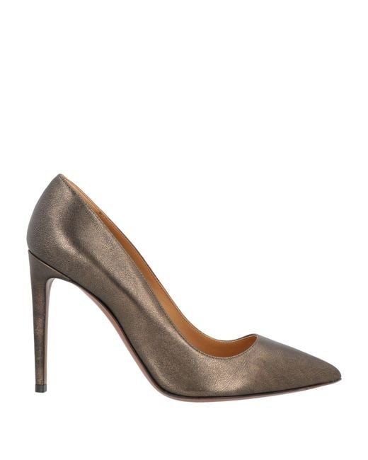 Ralph Lauren Metallic Pumps