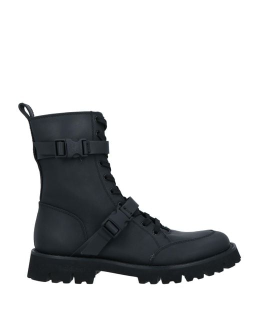 ADD x BALDININI Black Ankle Boots Soft Leather for men