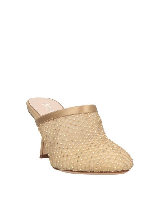 Rodo Natural Mules & Clogs Textile Fibers