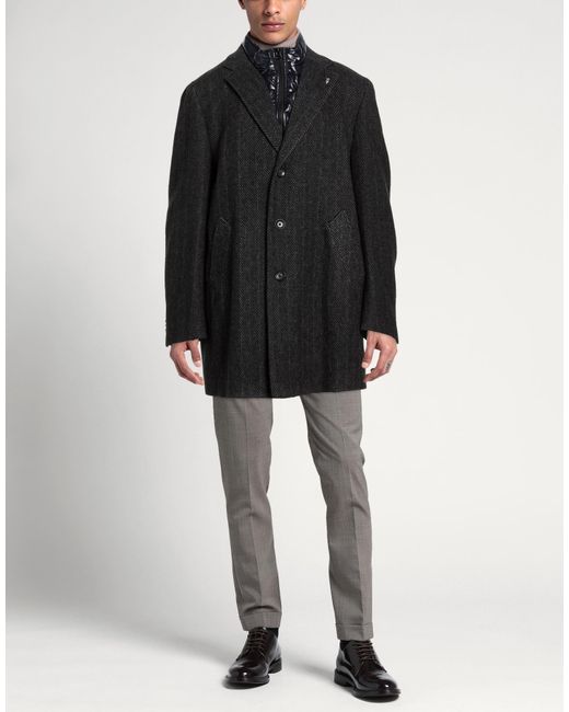 Abrigo Berry & Brian de hombre de color Black