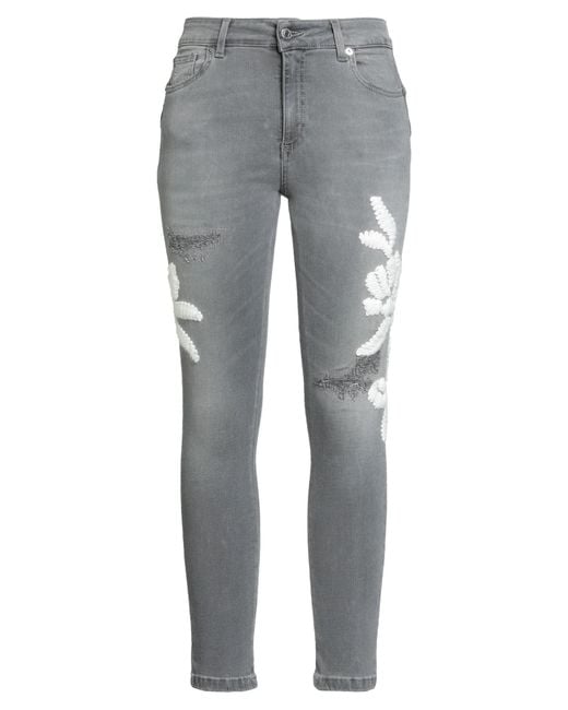 Pantaloni Jeans di ERMANNO FIRENZE in Gray