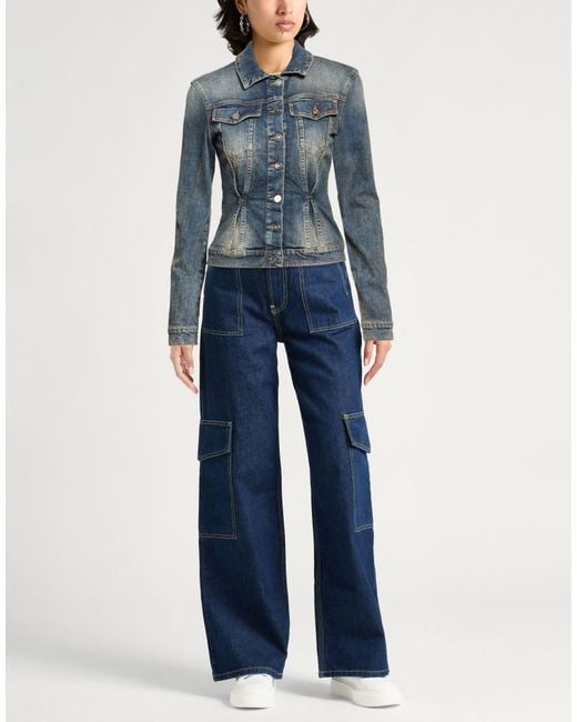 Dixie Blue Denim Outerwear Cotton, Elastane