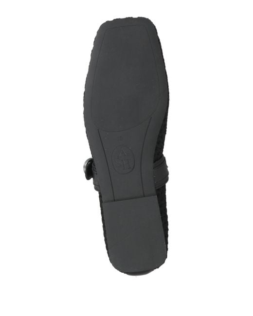 Ash Black Ballet Flats