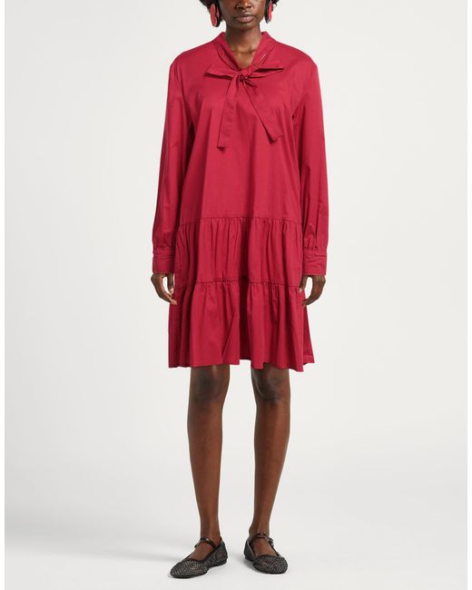 Alpha Studio Red Mini Dress